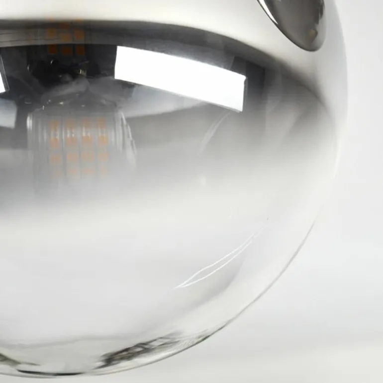 Chehalis Plafonnier, Boule lumineuse Clair, Fumé, 3 lumières
