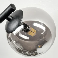 Chehalis Plafonnier, Boule lumineuse Fumé, 3 lumières