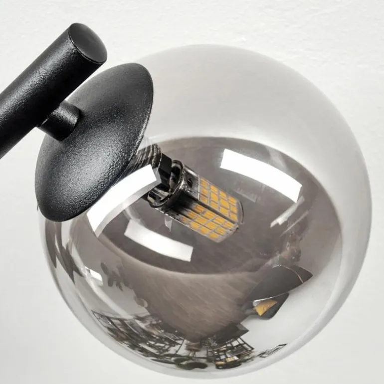 Chehalis Plafonnier, Boule lumineuse Fumé, 3 lumières