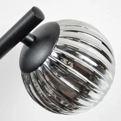 Chehalis Plafonnier, Boule lumineuse Fumé, 3 lumières