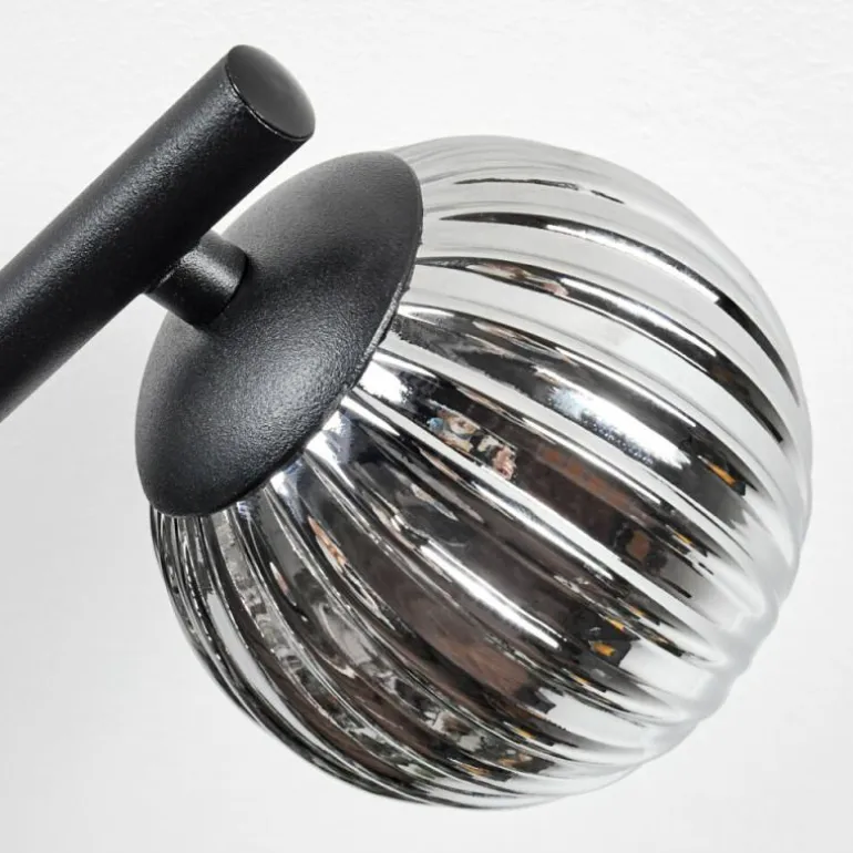 Chehalis Plafonnier, Boule lumineuse Fumé, 3 lumières