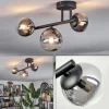 Chehalis Plafonnier, Boule lumineuse Clair, Fumé, 3 lumières