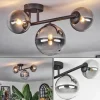 Chehalis Plafonnier, Boule lumineuse Clair, Fumé, 3 lumières