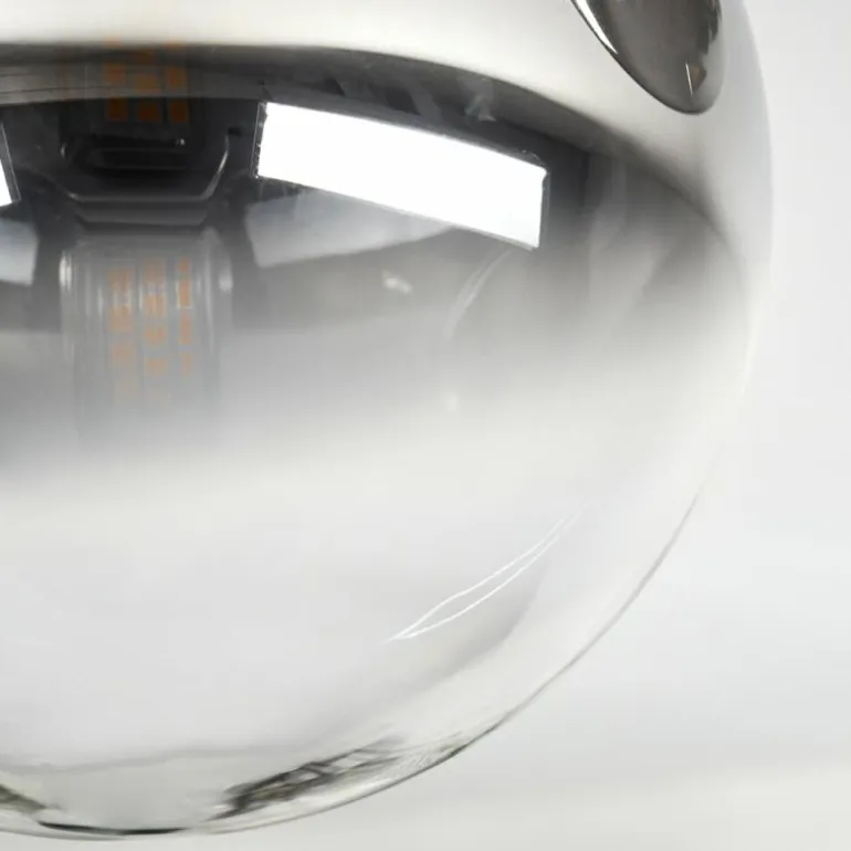 Chehalis Plafonnier, Boule lumineuse Clair, Fumé, 3 lumières