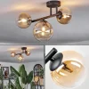Chehalis Plafonnier, Boule lumineuse Ambre, Clair, 3 lumières