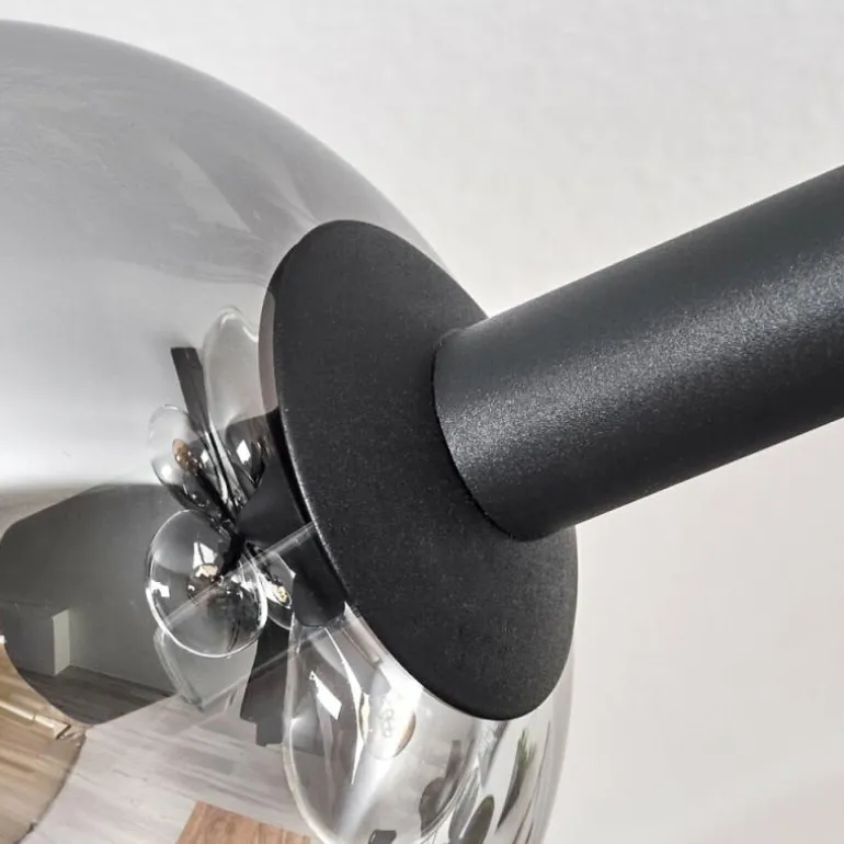 Chehalis Plafonnier, Boule lumineuse Clair, Fumé, 10 lumières