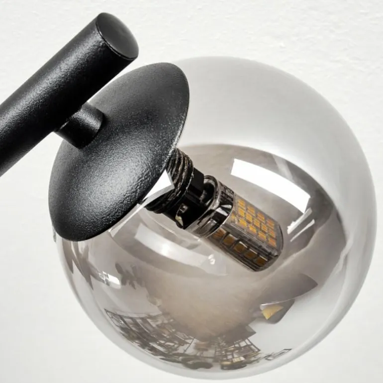 Chehalis Plafonnier, Boule lumineuse Fumé, 3 lumières