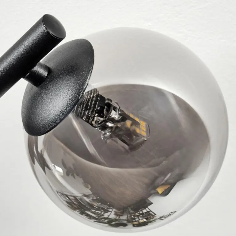Chehalis Plafonnier, Boule lumineuse Fumé, 3 lumières