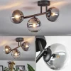 Chehalis Plafonnier, Boule lumineuse Clair, Fumé, 3 lumières