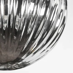 Chehalis Plafonnier, Boule lumineuse Ambre, Fumé, 3 lumières