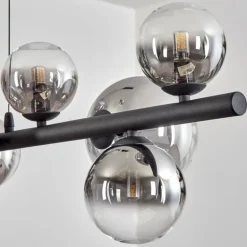 Chehalis Suspension, Boule lumineuse, Suspension Clair, Fumé, 10 lumières