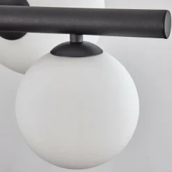 Chehalis Suspension, Boule lumineuse, Suspension Blanc, 8 lumières