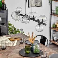 Chehalis Suspension, Boule lumineuse, Suspension Clair, 10 lumières