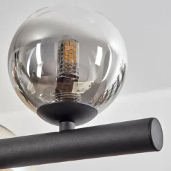 Chehalis Suspension, Boule lumineuse, Suspension Ambre, Clair, Fumé, 10 lumières