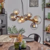 Chehalis Suspension, Boule lumineuse, Suspension Ambre, Clair, Fumé, 8 lumières
