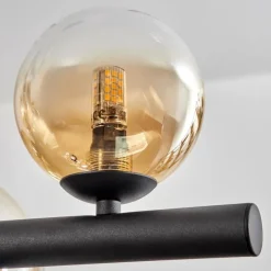 Chehalis Suspension, Boule lumineuse, Suspension Ambre, Clair, 10 lumières