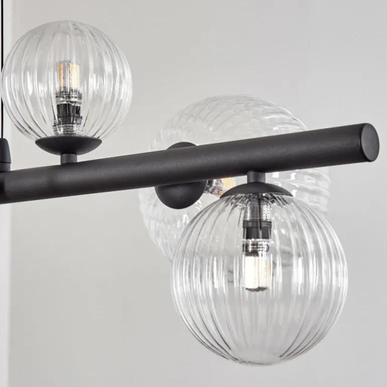 Chehalis Suspension, Boule lumineuse, Suspension Clair, 8 lumières