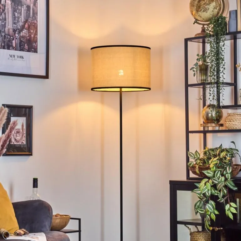 Chellas Lampadaire beige, 1 lumière