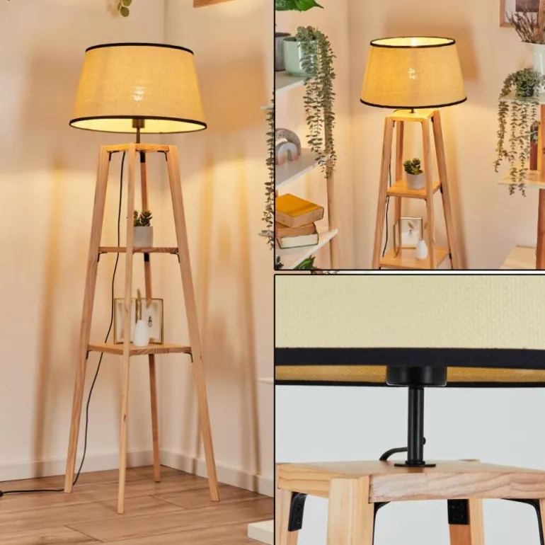 Chellas Lampadaire Écru, 1 lumière
