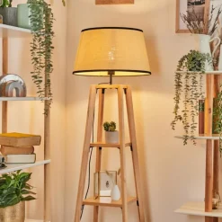 Chellas Lampadaire Écru, 1 lumière
