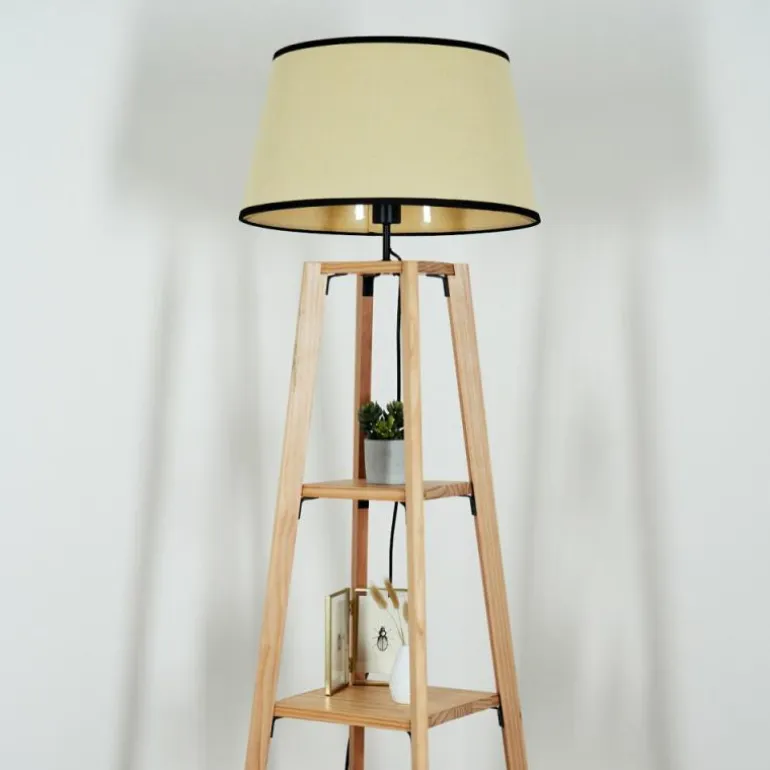 Chellas Lampadaire Écru, 1 lumière