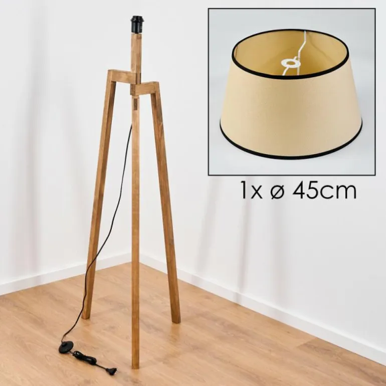 Chellas Lampadaire Écru, 1 lumière