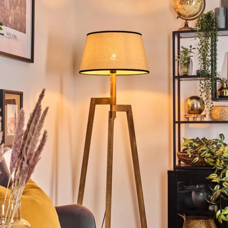 Chellas Lampadaire Écru, 1 lumière