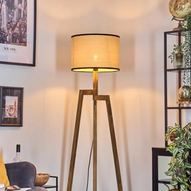 Chellas Lampadaire, Liseuse Écru, 1 lumière