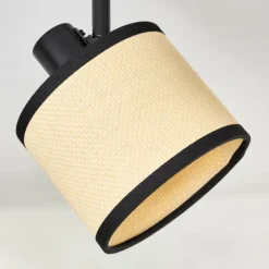 Chellas Plafonnier Noir, 4 lumières
