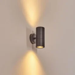 Cidral Lampe murale d´extérieur, Luminaire Up & Down Noir, 2 lumières