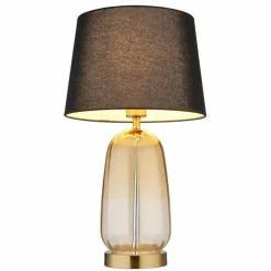 Classy Lampe à poser Luminaires Globo Lighting Ambre, Laiton, 1 lumière