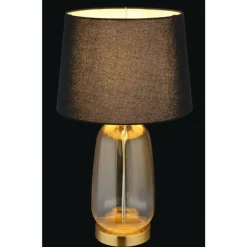 Classy Lampe à poser Luminaires Globo Lighting Ambre, Laiton, 1 lumière