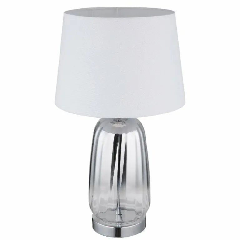 Classy Lampe à poser Luminaires Globo Lighting Chrome, Argenté, 1 lumière