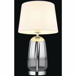 Classy Lampe à poser Luminaires Globo Lighting Chrome, Argenté, 1 lumière