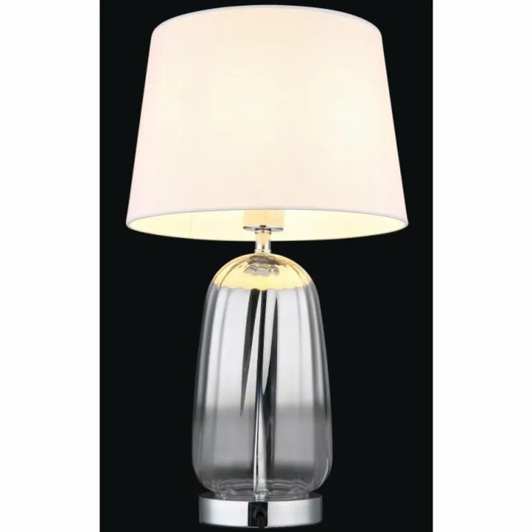 Classy Lampe à poser Luminaires Globo Lighting Chrome, Argenté, 1 lumière