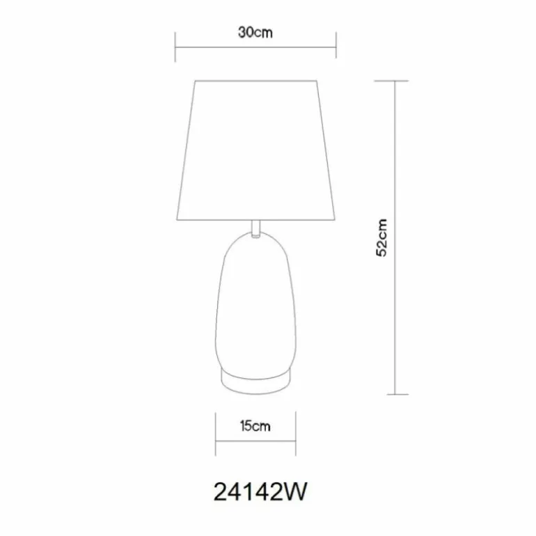 Classy Lampe à poser Luminaires Globo Lighting Chrome, Argenté, 1 lumière