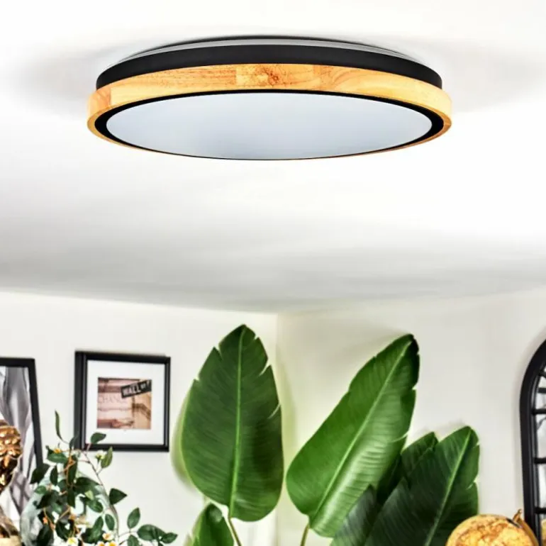 Coentral Plafonnier, Panel LED Blanc, 1 lumière, Télécommandes