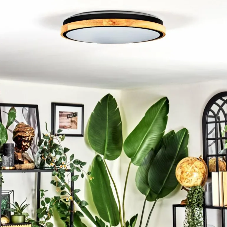Coentral Plafonnier, Panel LED Blanc, 1 lumière, Télécommandes