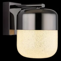 Cristallica Applique murale Luminaires Globo Lighting LED Anthracite, 1 lumière