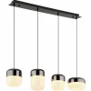 Cristallica Suspension Luminaires Globo Lighting LED Anthracite, 1 lumière
