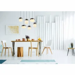 Cristallica Suspension Luminaires Globo Lighting LED Anthracite, 1 lumière