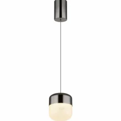 Cristallica Suspension Luminaires Globo Lighting LED Anthracite, 1 lumière