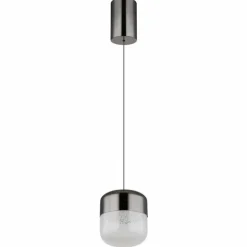 Cristallica Suspension Luminaires Globo Lighting LED Anthracite, 1 lumière