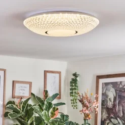 Curin Plafonnier LED Blanc, 1 lumière, Télécommandes