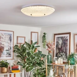 Curin Plafonnier LED Blanc, 1 lumière, Télécommandes