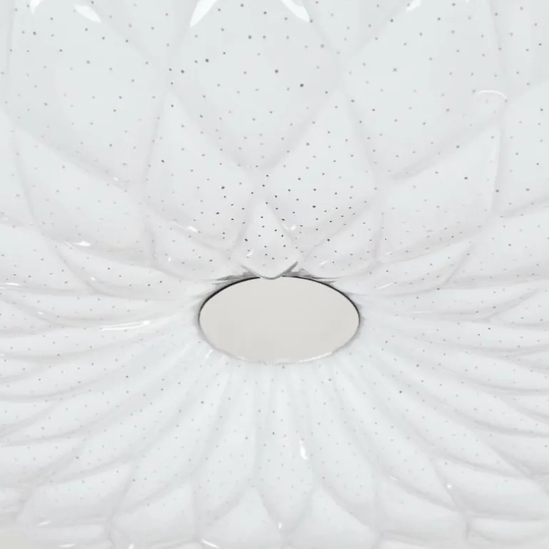 Cyran Plafonnier LED Blanc, 1 lumière, Télécommandes