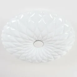 Cyran Plafonnier LED Blanc, 1 lumière, Télécommandes