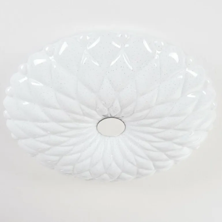 Cyran Plafonnier LED Blanc, 1 lumière, Télécommandes