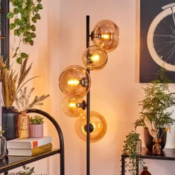 Dagan Lampadaire Ambre, 5 lumières