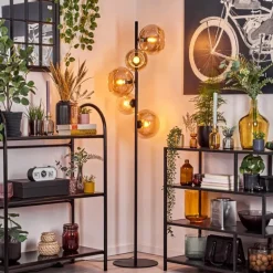 Dagan Lampadaire Ambre, 5 lumières